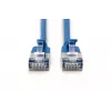 DIGITUS schlank-Patchkabel - CAT6A - F-FTP - 1,5 m - Blau