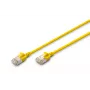 DIGITUS schlank Patchkabel - CAT6A - F-FTP - 1m - Gelb