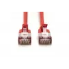 DIGITUS schlank Patchkabel - CAT6A - F-FTP - 1m - Rot