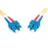 DIGITUS Glasfaser-Patchkabel, SC auf SC OS2, Singlemode 09/125 µm, Duplex, Länge 1 m