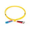 DIGITUS Glasfaser-Patchkabel, LC auf ST OS2, Singlemode 9/125 µ, Duplex, Länge 1 m
