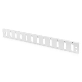 DIGITUS Fo Front Panel Quick Lock 12x Sc Dx Vertically Grau