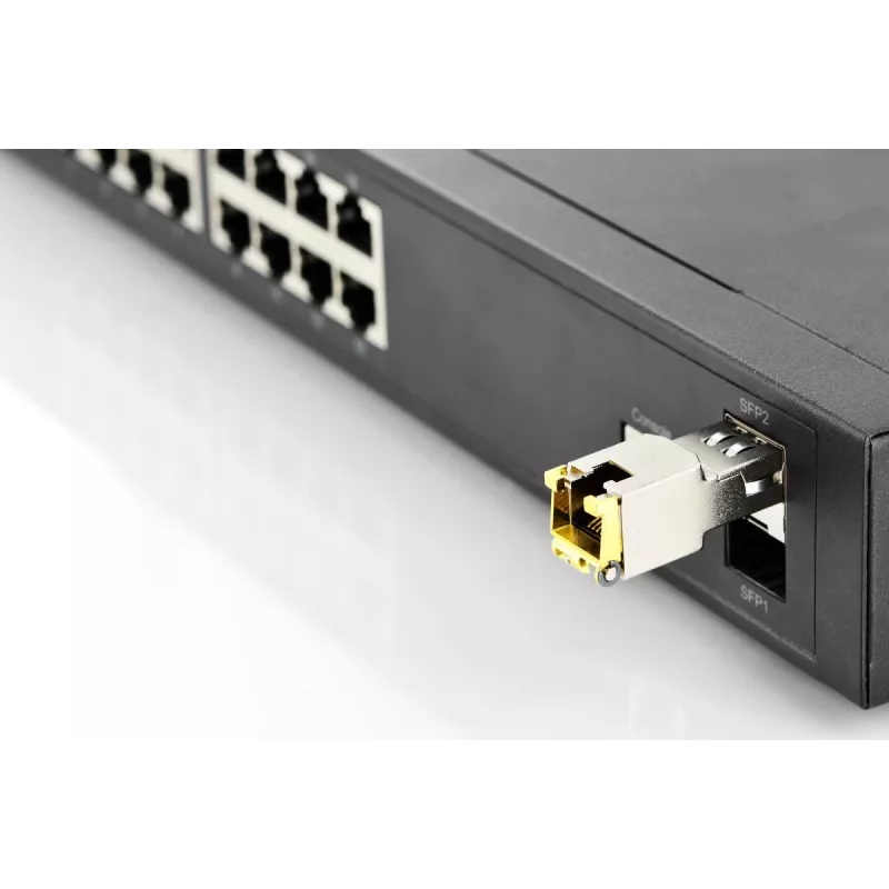 DIGITUS 1,25 Gbps Kupfer-SFP-Modul RJ45 HP-kompatibel 1000 Mbit bis zu 100 m