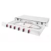 DIGITUS Glasfaser-Spleißbox SC OM4 1U 6xSC-DX Kas. Pigtails Kuppler