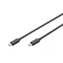 DIGITUS ASSMANN USB Type-C Verbindungskabel, Typ C auf C M/M, 3m High-Speed Schwarz