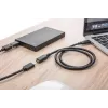 DIGITUS AK-300210-020-S USB-C Verlängerungskabel, USB 2.0, USB-C Stecker/Buchse, 3 A, 2 m, schwarz