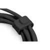 DIGITUS USB-Silikon-Ladekabel USB-A - Lightning 2m USB 2.0 12W - 2m schwarz