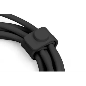 DIGITUS USB-Silicon-Ladekabel USB-C - Lightning USB 2.0 60W - 2m schwarz
