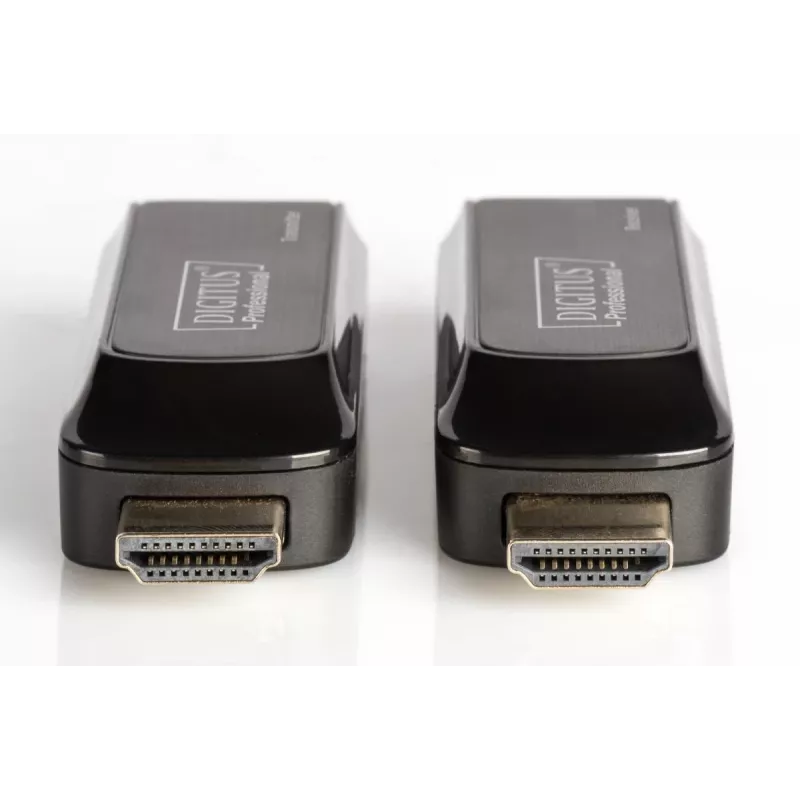 DIGITUS Mini HDMI Extender Set, Full HD 50m CAT6/6A/7, Stromversorgung über Micro-USB-Kabel, Schwarz