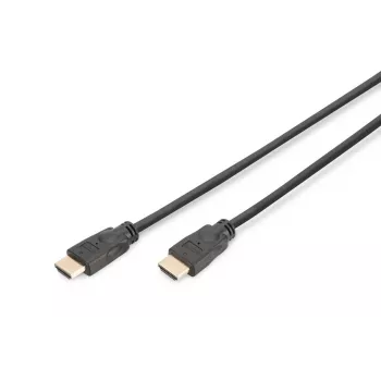 DIGITUS HDMI Premium High Speed Verbindungskabel, Typ A M/M, 5m mit Ethernet, Ultra HD 60p schwarz