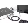 DIGITUS HDMI Premium High Speed Verbindungskabel, Typ A M/M, 1m mit Ethernet, Ultra HD 60p, schwarz