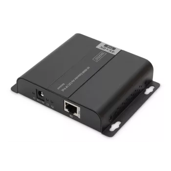DIGITUS 4K HDMI Extender, Empfängereinheit über IP/CAT 5, 6 (120 m), PoE-gespeist