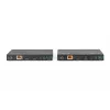 DIGITUS DS-55508 4K HDBaseT HDMI Extender Set, 150 m, 4K/60Hz, 18 Gbps, YUV 4:4:4, HDR, PoC, RS-232, IR