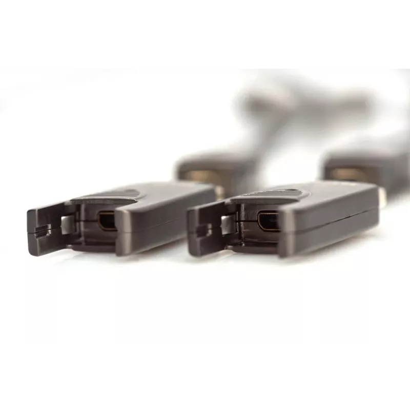 DIGITUS 4K - HDMI AOC Hybrid-Glasfaserkabel mit 15 m abnehmbarem Stecker