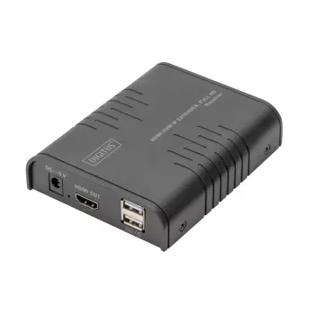 DIGITUS IP KVM Extender, Empfänger (RX) Einheit für DS-55529
