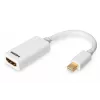 DIGITUS ASSMANN DisplayPort-Adapterkabel, Mini DP - HDMI Typ A M/F, 15 cm DP 1.1a kompatibel, CE weiß