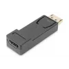 DIGITUS DisplayPort-Adapter, DP - HDMI Typ A M/W, mit Verriegelung, DP 1.1a, Full HD, CE schwarz