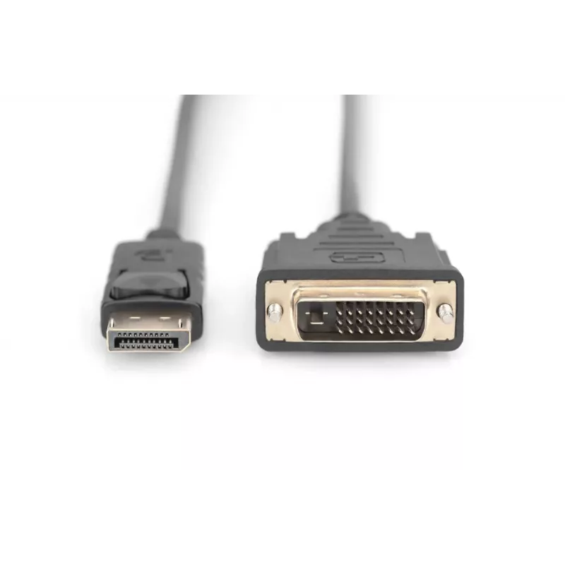 DIGITUS DP - DVI-D Kabel 3M schwarz DP - DVI mit Verriegelung DP 1.1a