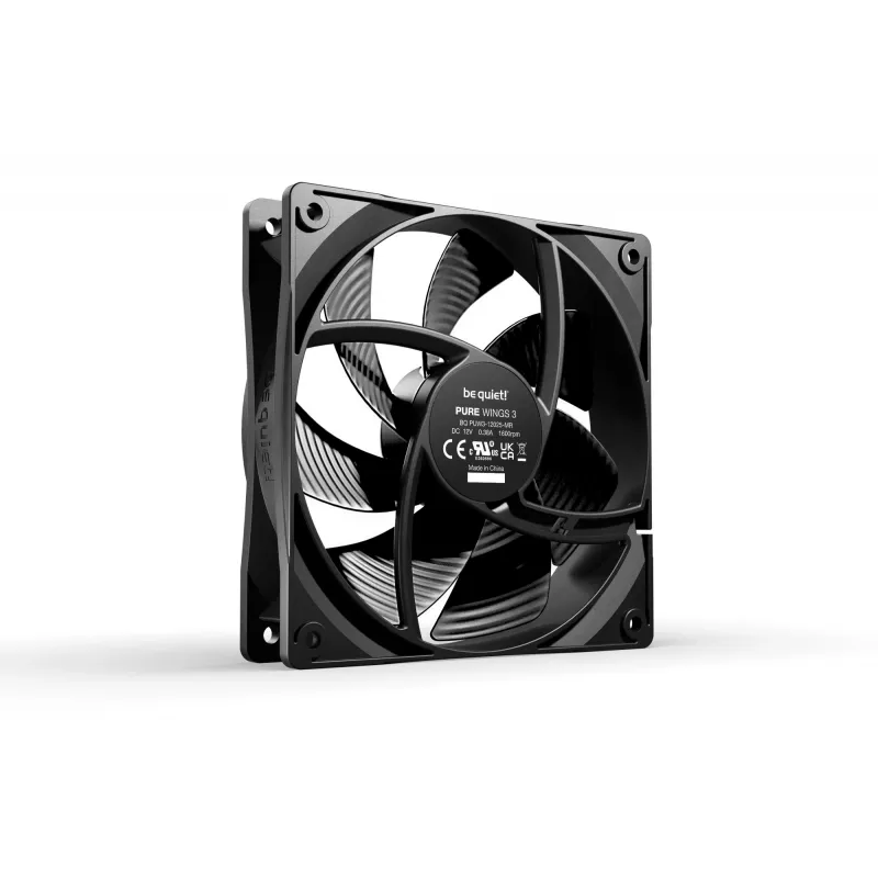 be quiet Pure Wings 3 120mm Computer-Gehäuselüfter 12 cm Schwarz 1 Stück