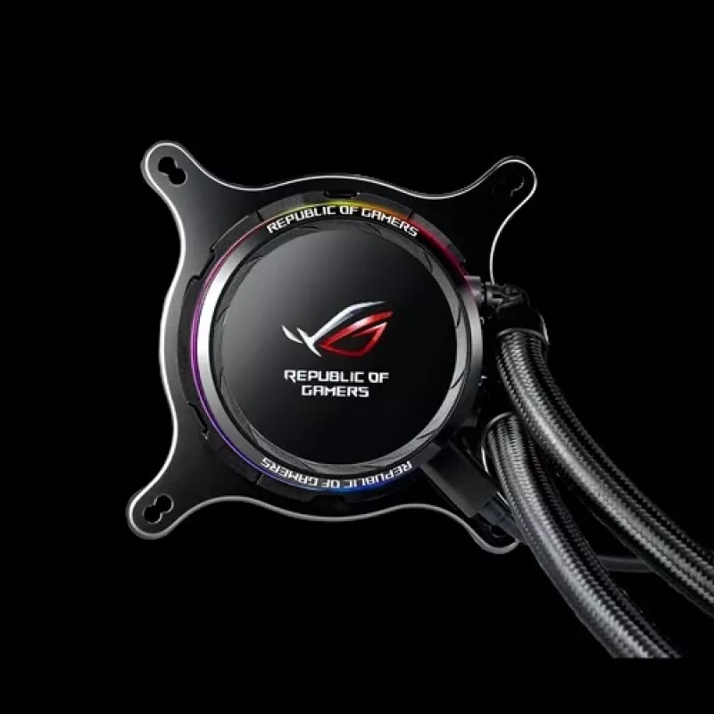 ASUS ROG RYUO 120 Prozessor All-in-One-Flüssigkeitskühler 12 cm Schwarz 1 Stk.