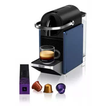 De'Longhi Nespresso Pixie EN127.BL Kapsel-Kaffeemaschine, 1 l Wassertank, 19 bar, 1260 W, blau
