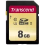TRANSCEND SDHC-Karte 500S 8 GB UHS-I U1 MLC