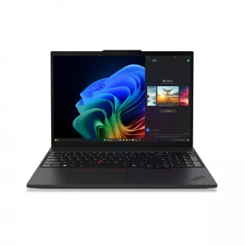 Lenovo ThinkPad T16 Gen 4 (AMD) Copilot+ PC AMD Ryzen™ AI 7 350 Laptop 40,6 cm (16 Zoll) WUXGA 32 GB DDR5-SDRAM 1 TB SSD Wi-Fi 7 (802.11be) Windows 11 Pro Deutsch Schwarz