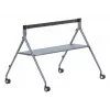 Yealink MB-FS-P860T mobiler Standfuß für MeetingBoard 86 Pro (86 Zoll / 2,18 m), mit Ablage und Rollen, schwarz, grau