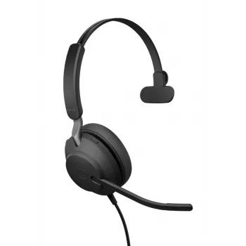 Jabra Evolve2 40 SE Headset Kabelgebunden Kopfband Büro/Callcenter USB Typ-C / USB Typ-A Schwarz