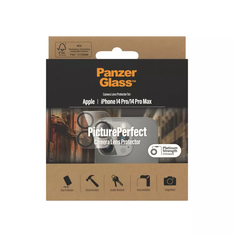 PanzerGlass® PicturePerfect Kamera-Linsenschutz iPhone 14 Pro | 14 Pro Max