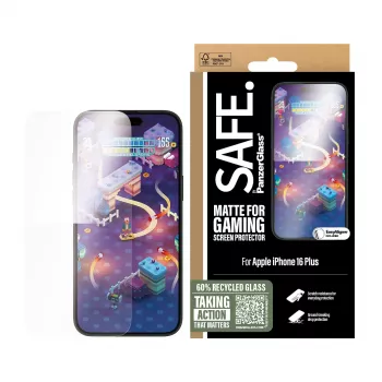 PanzerGlass SAFE. by ® Gaming Displayschutzfolie iPhone 16 Plus | 15 Plus | Ultra-Wide Fit