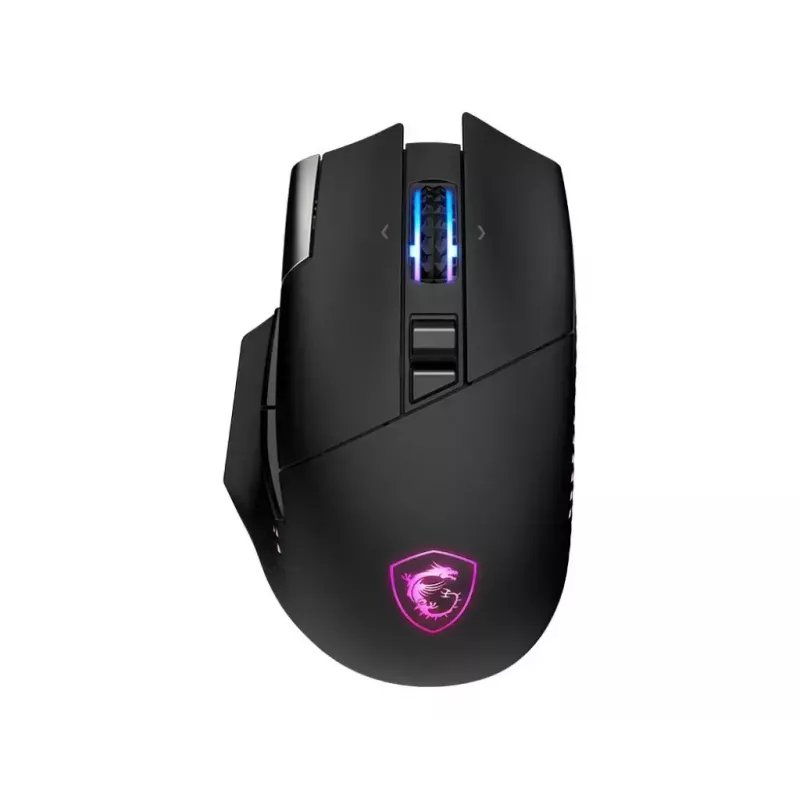 MSI S12-4301370-CLA Maus Gaming Rechtshänder RF Wireless + Bluetooth + USB Typ-A Optisch 26000 DPI
