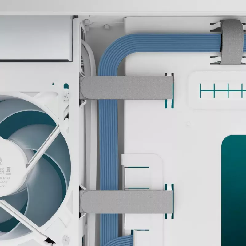 ARCTIC Xtender VG (Weiß) Premium E-ATX PC-Gehäuse mit vertikaler GPU-Montage