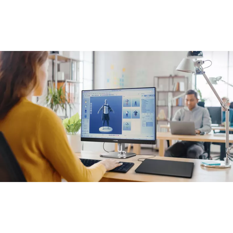 Philips 27B2U4601/00 Computer-Monitor 68,6 cm (27 Zoll) 2560 x 1440 Pixel Quad HD LCD Grau