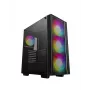 DeepCool MATREXX 55 MESH V4 C Midi-Tower-PC-Gehäuse, ATX, gehärtetes Glas, ohne Netzteil, Schwarz