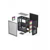 DeepCool MATREXX 55 MESH V4 C Midi-Tower-PC-Gehäuse, ATX, gehärtetes Glas, ohne Netzteil, Schwarz