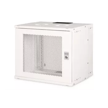 DIGITUS 19 Zoll 9U Wandgehäuse SOHO Pro perforierte Tür 460 x 540 x 400 mm unmontiert grau