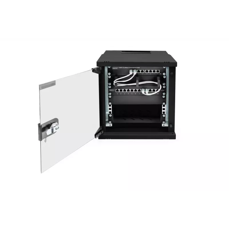 DIGITUS 10IN 6U Wandgehäuse - SOHO PRO 325 x 315 x 300 mm schwarz