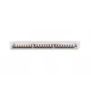 DIGITUS DN-91624S-EA 19-Zoll Patchpanel, CAT6A Klasse EA, geschirmt, 24-Port RJ45, LSA, 1HE, Lichtgrau RAL 7035