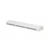 DIGITUS DN-91624S-EA 19-Zoll Patchpanel, CAT6A Klasse EA, geschirmt, 24-Port RJ45, LSA, 1HE, Lichtgrau RAL 7035