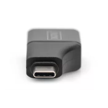 Digitus 4K USB Adapter USB-C auf HDMI-A Schwarz Aluminium