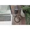 DIGITUS USB 4 Verbindungskabel, TypeC auf TypeC, Aluminiumgehäuse, PP-Geflecht, 8K@60Hz, PD3.0, 40 Gbit/s, 1m, schwarz