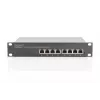 DIGITUS 8 Port Gigabit PoE Switch 10 inch 8x10/100/1000Mbps RJ45 PoE 96W