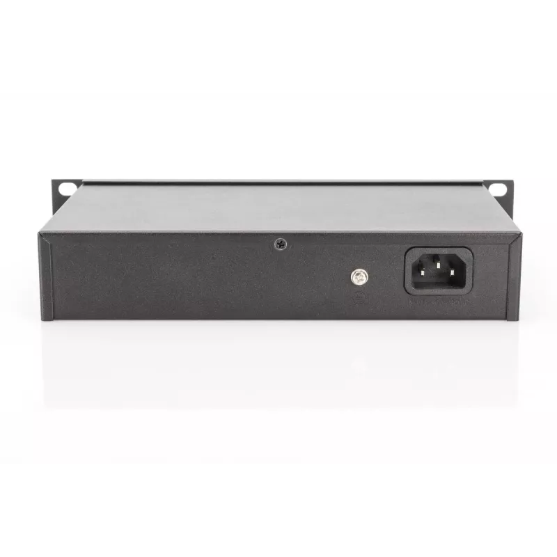 DIGITUS L2 Managed Gigabit Ethernet PoE Switch 8-Port PoE, 10 Zoll, 80W PoE-Budget