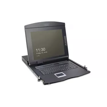 DIGITUS Modulare Konsole 17 TFT & Touchpad ohne Tastatur ohne KVM-Modul