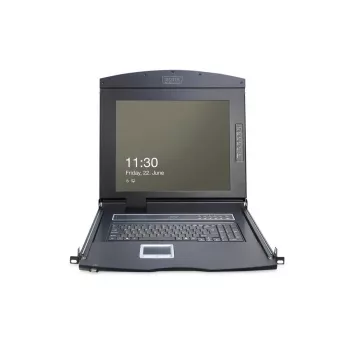 DIGITUS Modulare Konsole 17 TFT & Touchpad ohne Tastatur ohne KVM-Modul
