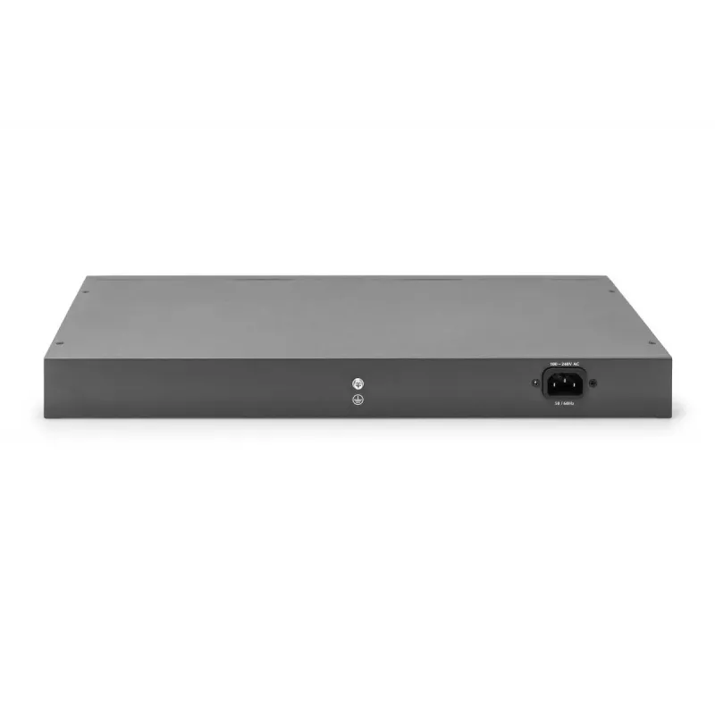 DIGITUS Unmanaged PoE Switch - 24-Port Gigabit + 2-Port Gigabit SFP
