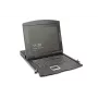 DIGITUS DS-72221-2GE modulare 19-Zoll (48,3 cm) Full-HD-LCD-KVM-Konsole, 8-Port VGA KVM, Touchpad, deutsche Tastatur