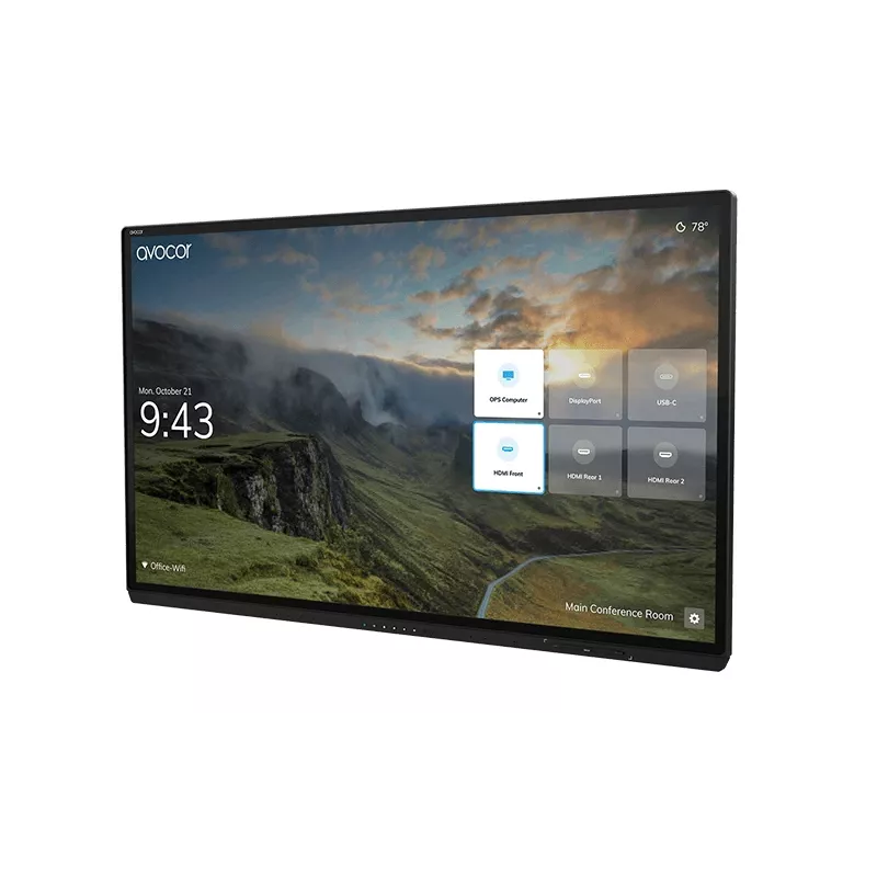 AVOCOR Avg-7560 75in 4k Glass LED interaktives Display