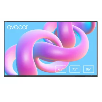 AVOCOR Avs-8610 86in 4k Glass LED Interactive Display